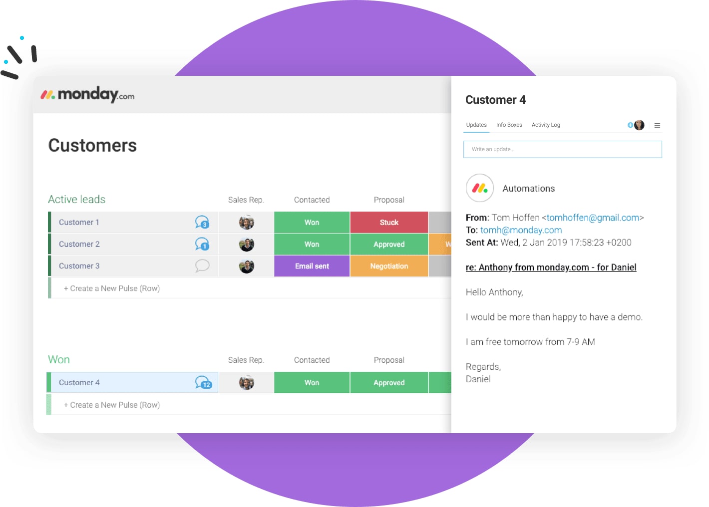 monday Gitlab Integration
